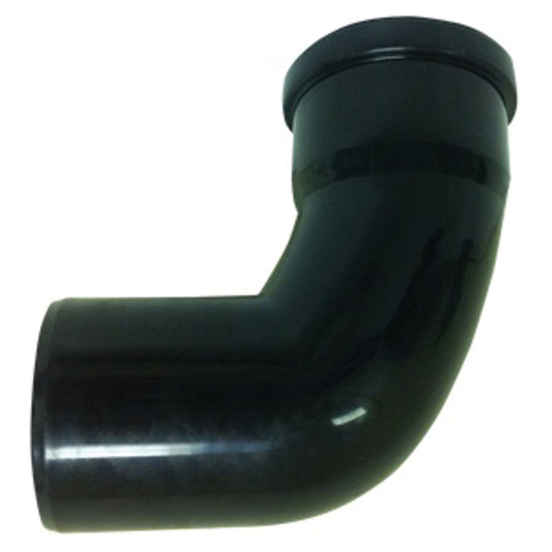 Centrotherm - 3" x 87° Elbow Long PPs-UV Black